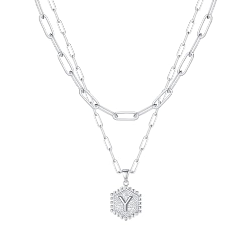 Fycakly Halskette Dainty Silver Initial Necklaces For Women Silver Necklaces For Women A Z 26 Alphabet Initial Teen Girls Jewelry Fycakly Halskette Dainty Silver Initial Necklaces For Women Silver Necklaces For Women A Z 26 Alphabet Initial Teen Girls Jewelry von Fycakly