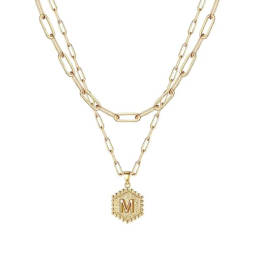 Fycakly Halskette Damen Dainty Gold Initial Necklaces For Women Gold Necklaces For Women A Z 26 Alphabet Initial Teen Girls Jewelry von Fycakly