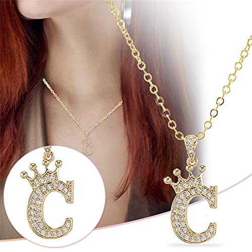 Fycakly Schmuck Valentinstag Mädchen Name Halskette Schmuck Halskette 26 Individueller Geschenk AZ Tag Anfangsschmuck Anhänger Liebesbriefe Schlüsselbein Herz von Fycakly