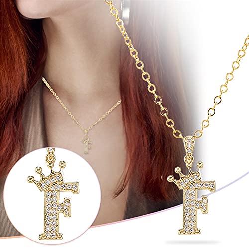 Fycakly Schmuck Valentinstag Mädchen Name Halskette Schmuck Halskette 26 Individueller Geschenk AZ Tag Anfangsschmuck Anhänger Liebesbriefe Schlüsselbein Herz von Fycakly