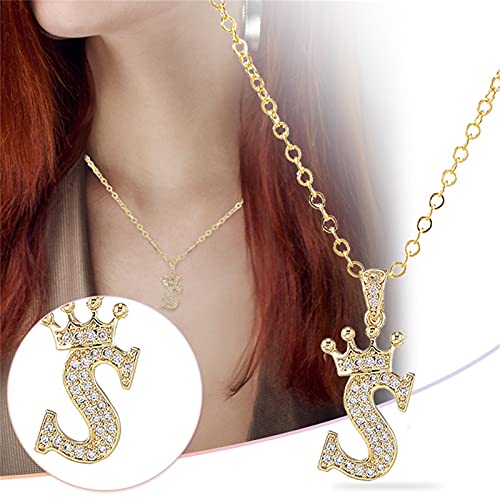 Fycakly Schmuck Valentinstag Mädchen Name Halskette Schmuck Halskette 26 Individueller Geschenk AZ Tag Anfangsschmuck Anhänger Liebesbriefe Schlüsselbein Herz von Fycakly