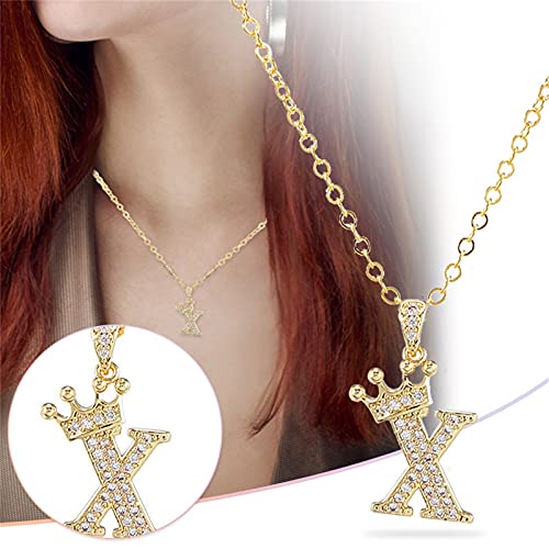 Fycakly Schmuck Valentinstag Mädchen Name Halskette Schmuck Halskette 26 Individueller Geschenk AZ Tag Anfangsschmuck Anhänger Liebesbriefe Schlüsselbein Herz von Fycakly