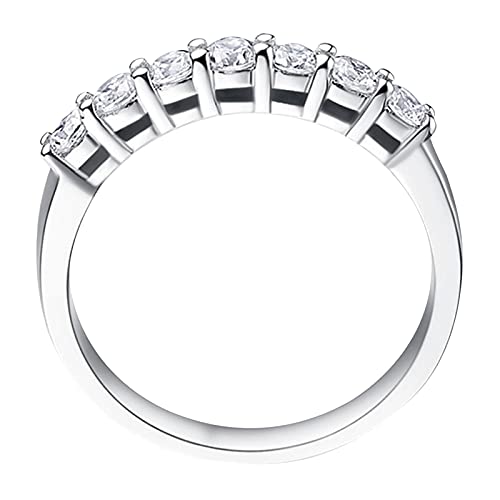 Fycakly -personalisierte Verlobungsring-Zirkon-Frauen-Prinzessin-Ringe von Fycakly