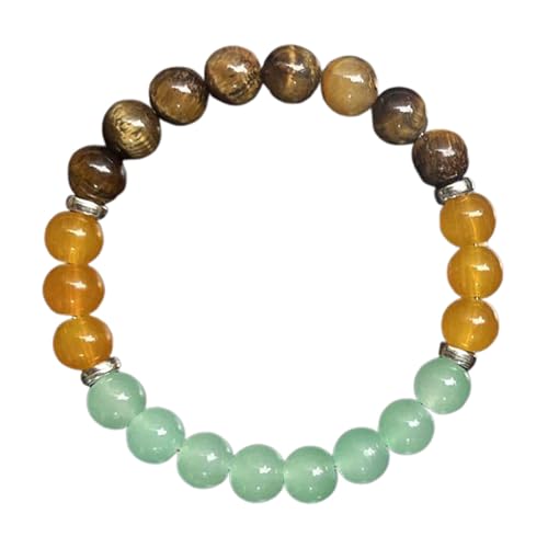 Gliederarmband Glückskristall-Armband für Männer und Frauen, elegant, verstellbar, Schmuck im Boho-Stil, Unisex von Fycakly