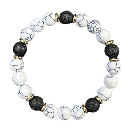 Gliederarmband Glückskristall-Armband für Männer und Frauen, elegant, verstellbar, Schmuck im Boho-Stil, Unisex von Fycakly