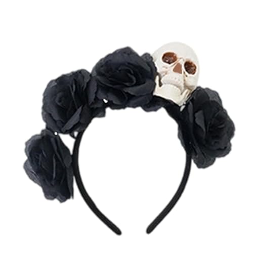 Haarschmuck Halloween Damen Halloween Haarspangen Blumenstirnband Party Zubehör Gothic Haarschmuck Für Frauen Mädchen Kostüm Cosplay Haarschmuck Halloween Damen Halloween Haarspangen Blumenstirnband Party Zubehör Gothic Haarschmuck Für Frauen Mädchen Kostüm Cosplay von Fycakly