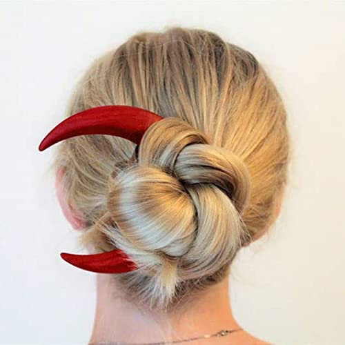 Haarspange Groß Handgeschnitzte Halbmond-Haargabel für Frauen, Halbmond-Haarnadel aus Holz, Mondspangen, Mond-Haarstab, Halbmond-Haarnadel, Haarstyling-Werkzeug für dickes, langes Haar (E, One Size) Haarspange Groß Handgeschnitzte Halbmond-Haargabel für Frauen, Halbmond-Haarnadel aus Holz, Mondspangen, Mond-Haarstab, Halbmond-Haarnadel, Haarstyling-Werkzeug für dickes, langes Haar (E, One Size) von Fycakly