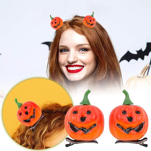 Haarspange Halloween Halloween Haarspangen Niedliche Kürbis Haarspangen Lustige Haarschmuck Für Frauen Mädchen Party Kostüm Dekoration von Fycakly