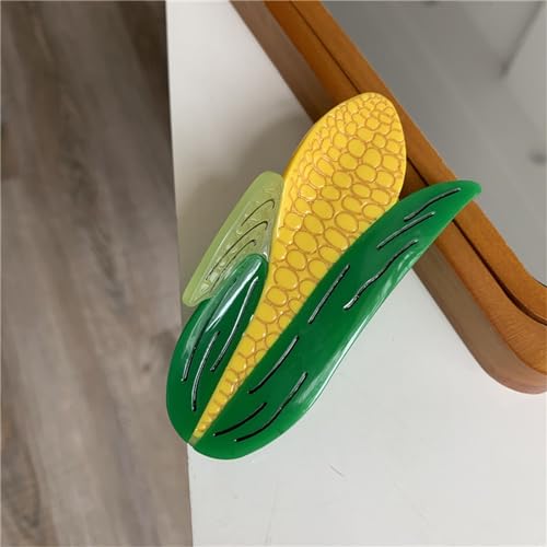 Haarspangen Damen Dicke Lange Haare Obst Essen Clip Clip Haarnadel (A, One Size) von Fycakly