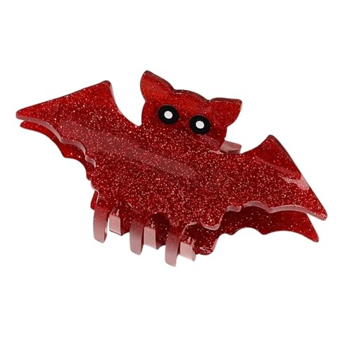 Haarspangen für Mädchen Halloween Haarspangen Barrettes für Frauen Mädchen Fledermaus Design Haarschmuck Party Haarnadeln Clips von Fycakly