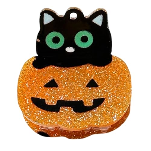 Halloween Haarspange Halloween Haarspangen Kürbis Haarspangen für Frauen Mädchen Party Haarschmuck süße kleine Snap Clips von Fycakly