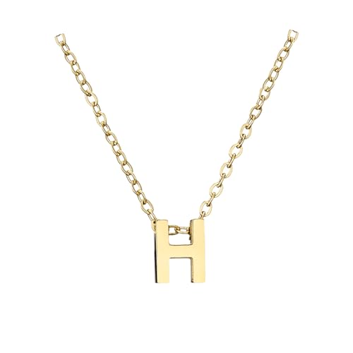 Halskette Zierliche goldene Initialenketten für Frauen Goldketten für Frauen AZ 26 Alphabet-Initialenketten Teenager-Mädchen Schmuck von Fycakly