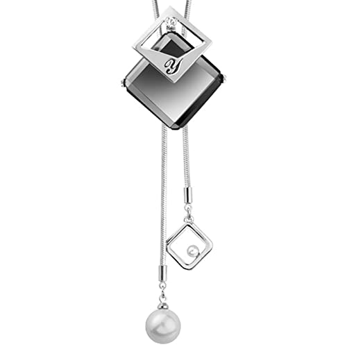 Halsketten Anhänger Lange Halskette Für Frauen Pullover Kette Statement Halskette Halsband Einstellbare Elegante Schmuck Accessoires Elegante Kollokation Winter Abend Party Hochzeit von Fycakly