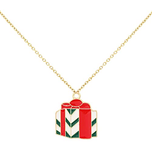 Halsketten Damen Weihnachtskette Weihnachtsmütze Anhänger Halskette Modeschmuck für Damen Mädchen Weihnachtsgeschenke Halsketten Damen Weihnachtskette Weihnachtsmütze Anhänger Halskette Modeschmuck für Damen Mädchen Weihnachtsgeschenke von Fycakly