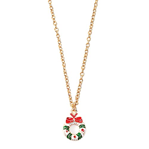 Halsketten Schmuck Tropfen Weihnachten für Damen Halsketten Anhänger baumeln Weihnachten Mädchen Schmuck Choker Geschenke Urlaub Halskette & Anhänger von Fycakly