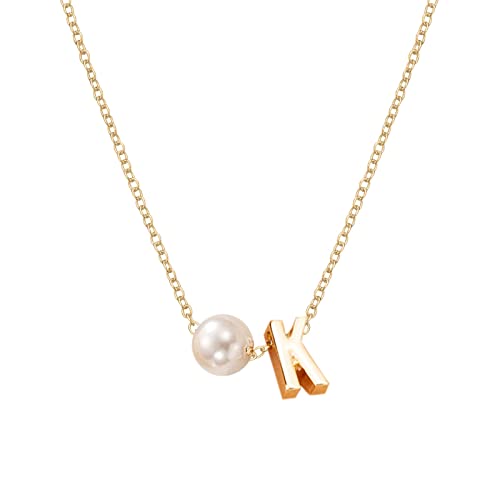 Kette 26 Initial Perlenkette für Frauen Silberketten für Frauen AZ 26 Alphabet Initial Halsketten Teen Girls Schmuck Kette 26 Initial Perlenkette für Frauen Silberketten für Frauen AZ 26 Alphabet Initial Halsketten Teen Girls Schmuck von Fycakly