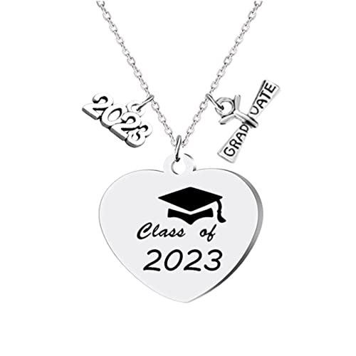 Kette Damen Abschlussgeschenke für sie Inspirierende Abschlusskappen-Halskette für Frauen Mädchen Klasse 2023 College High School Glückwunschgeschenke Freunde Klassenkameraden Kette Damen Abschlussgeschenke für sie Inspirierende Abschlusskappen-Halskette für Frauen Mädchen Klasse 2023 College High School Glückwunschgeschenke Freunde Klassenkameraden von Fycakly