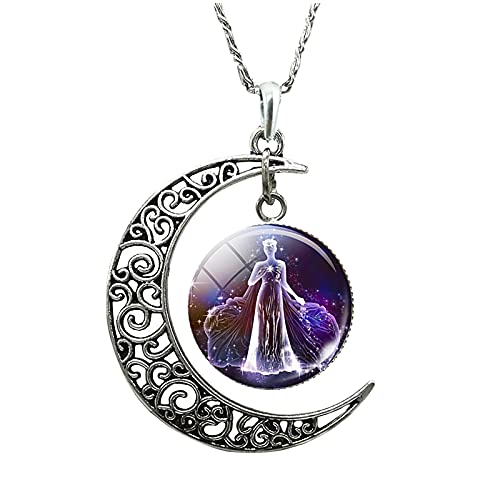 Kette Damen Für Frauen Ihre 12 Mond Halskette Geschenke Mädchen Konstellation Geschenk für Mama Halsketten Anhänger Kette Damen Für Frauen Ihre 12 Mond Halskette Geschenke Mädchen Konstellation Geschenk für Mama Halsketten Anhänger von Fycakly