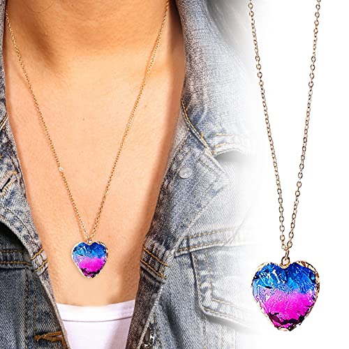 Kette Damen Vergoldet Wrap Mädchen Unregelmäßiger Heilstein Regenbogen 1PC Halskette Halskette Schmuck Geburtsstein Draht Natürlicher Anhänger Edelstein Felsen Gold Für Frauen Kette Damen Vergoldet Wrap Mädchen Unregelmäßiger Heilstein Regenbogen 1PC Halskette Halskette Schmuck Geburtsstein Draht Natürlicher Anhänger Edelstein Felsen Gold Für Frauen von Fycakly