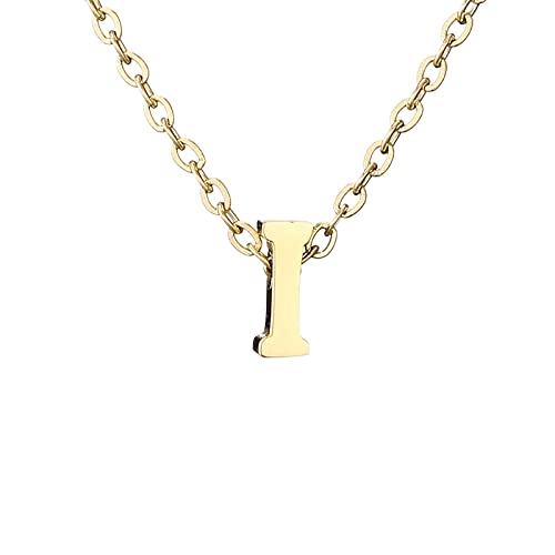 Kette Damen Zarte Gold-Halskette für Frauen, niedlicher Buchstabe-Namen-Halskette für Mädchen, einfacher Schmuck Kette Damen Zarte Gold-Halskette für Frauen, niedlicher Buchstabe-Namen-Halskette für Mädchen, einfacher Schmuck von Fycakly