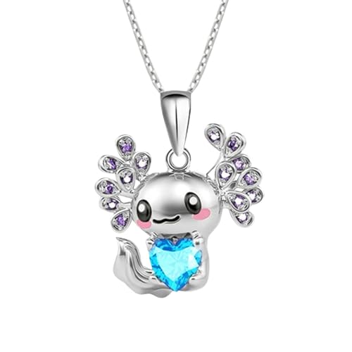 Kette Niedliche Halskette mit Anhänger für Frauen und Mädchen, langlebiger Emaille-Cartoon-Schmuck, einzigartiger Geburtstag für Kinder und Jugendliche von Fycakly