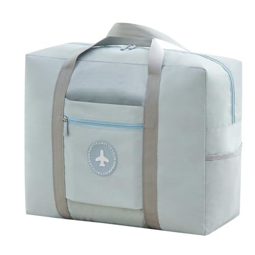 Reisetragetaschen für Frauen Faltbare Reisetasche Erweiterbare Taschen Reiserucksack Handgepäck Flugzugelassen Kleine Sporttasche Tragetasche mit Reißverschluss Aufbewahrung BettwäSche von Fycakly