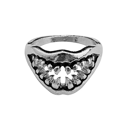 Ring verstellbar für Damen Süß gefährlich: Unser Kieferring ist die perfekte Ergänzung für die Schmuckkollektion jedes Meeresliebhabers! von Fycakly