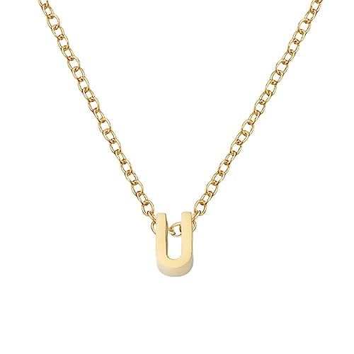 Schmuck 26 Goldhalsketten mit Anfangsform für Frauen Halsketten für Frauen AZ Goldhalsketten mit 26 Buchstaben Anfangsbuchstaben Mädchen von Fycakly