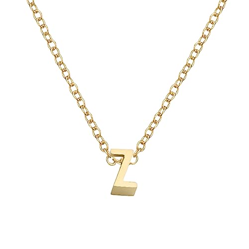Schmuck 26 Goldhalsketten mit Anfangsform für Frauen Halsketten für Frauen AZ Goldhalsketten mit 26 Buchstaben Anfangsbuchstaben Mädchen von Fycakly