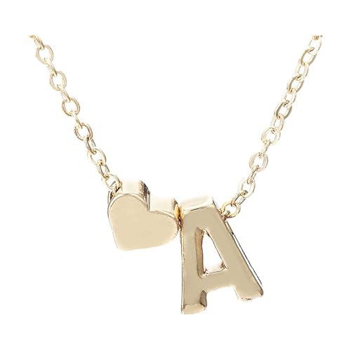 Schmuck Zierliche goldene Initialenketten für Frauen Goldketten für Frauen A Alphabet Initialenketten Teenager-Mädchen Schmuck von Fycakly
