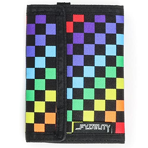 FYDELITY 80er Jahre RFID Blocking Wallet - Datenschutz Wallet für Karten und Bargeld Bifold Hook & Loop Wallet Retro Wallet für Männer Frauen, Mädchen und Jungen Geldbörse, 80705, Einheitsgröße, Retro FYDELITY 80er Jahre RFID Blocking Wallet - Datenschutz Wallet für Karten und Bargeld Bifold Hook & Loop Wallet Retro Wallet für Männer Frauen, Mädchen und Jungen Geldbörse, 80705, Einheitsgröße, Retro von Fydelity