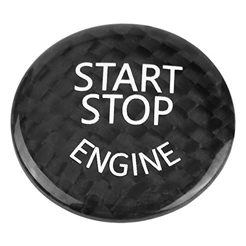 Auto Start Stopp Knopf, Auto Motor Sport Ring Trim Abdeckung Zündung Starter Schalter Teile Aufkleber Dekorationen für E Chassis von Fydun