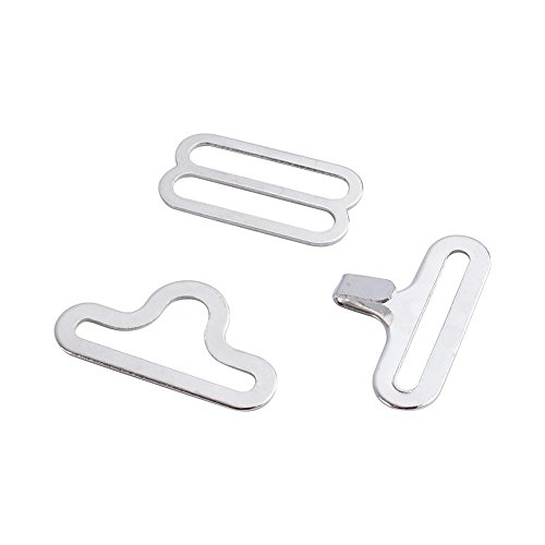 Fliege Clips, Fydun 50sets Metall Verstellbare Fliege Hardware Krawatte Clip Haken Verschluss Krawattenriemen Fliege Clips, Fydun 50sets Metall Verstellbare Fliege Hardware Krawatte Clip Haken Verschluss Krawattenriemen von Fydun