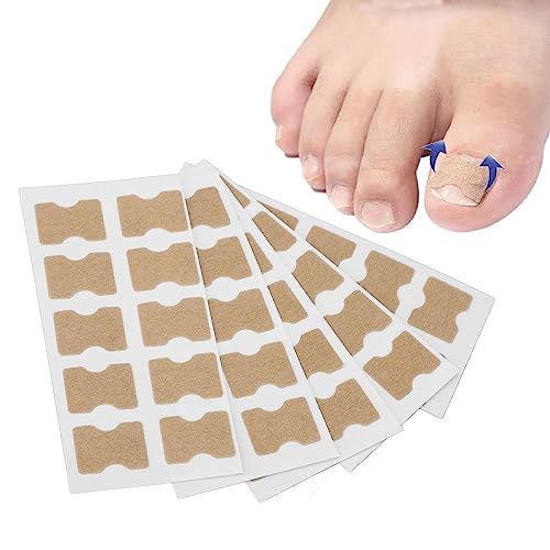 50PCS Korrekturpflaster Für Eingewachsene Zehennägel, Zehennagelbehandlung, Fußpflege, Schmerzlose Behandlung Eingewachsener Zehennägel, Fußwerkzeug, Nagelkorrekturpflaster Für Frauen Und Männer von Fyearfly