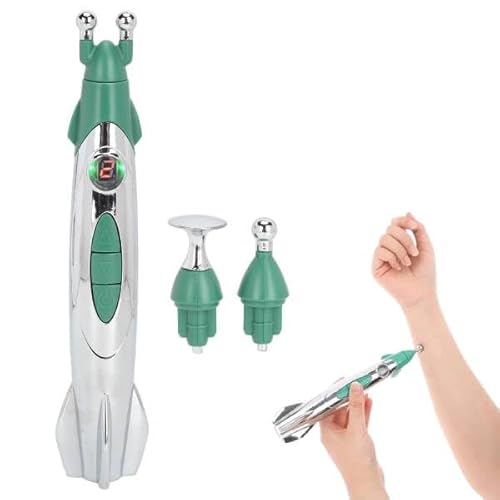 Elektronische Akupunktur Stift, Akupunktur Energiestift, Elektrischer Akupunkturstift tragbar Muskelentspannung Beschwerden Linderung Multifunktions Massagestift auch für Männer und Frauen von Fyearfly