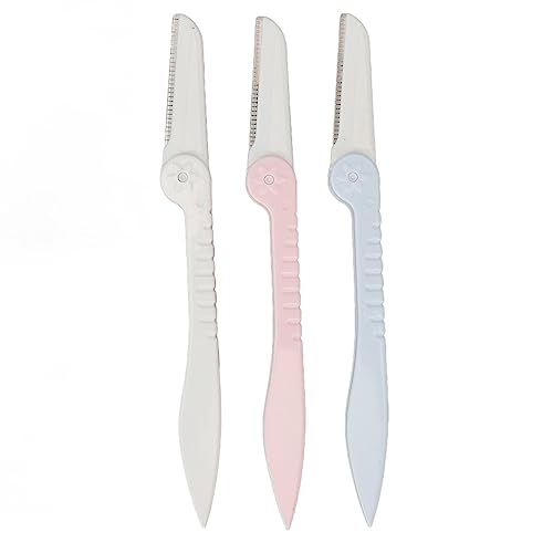 Fyearfly 3pcs Augenbrauen Dermaplaning -Werkzeug Zusätzliche Präzisionsfaltung Peeling Face Hair Shaper Remover von Fyearfly