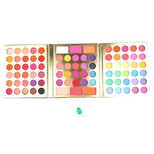 Lidschatten-Palette, 86 Farben, Hochpigmentiert, Langlebig, Matt, Glitzernd, Hochglänzend, Reparatur-Rouge, Universelle Palette, Make-up-Palette Für Make-up-Künstler von Fyearfly