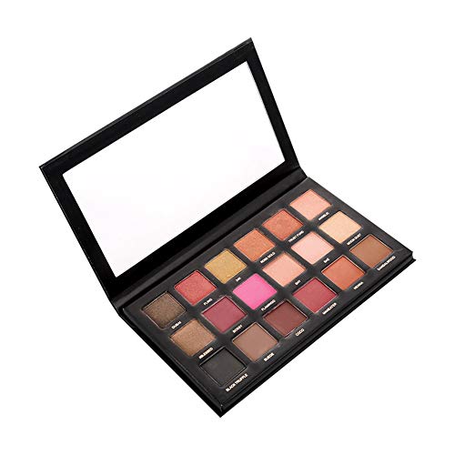 Make-up-Lidschatten-Palette, 18 Farben, Lidschatten-Palette Für Anfänger, Matt, Perlmuttartig, Wasserfest, Augenkosmetik-Palette Für Mädchen Oder Frauen von Fyearfly