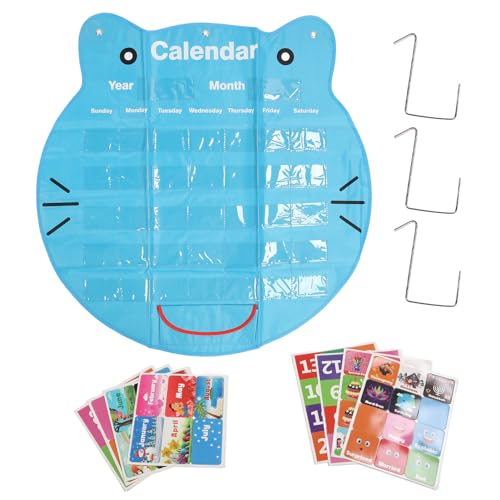 Monatskalender-Taschendiagramm, Monatskalender-Taschendiagramm, Pädagogischer Praktischer Klassenzimmerkalender-Taschendiagramm Für Die Heimschule von Fyearfly