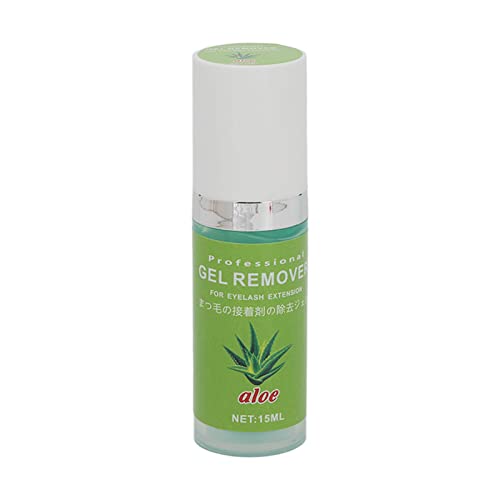 Wimpernverlängerungs-Kleberentferner-Gel, Duftend, Hautfreundlich, Wimpernkleber-Entferner-Creme, Wimpernverlängerungs-Kleberentferner, 15 Ml(Aloe Vera) von Fyearfly