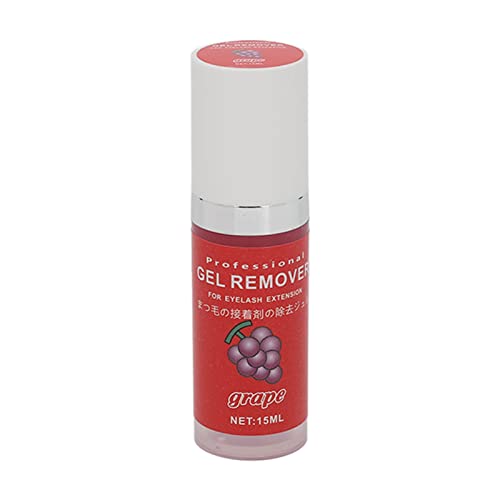 Wimpernverlängerungs-Kleberentferner-Gel, Duftend, Hautfreundlich, Wimpernkleber-Entferner-Creme, Wimpernverlängerungs-Kleberentferner, 15 Ml(grape flavor) von Fyearfly