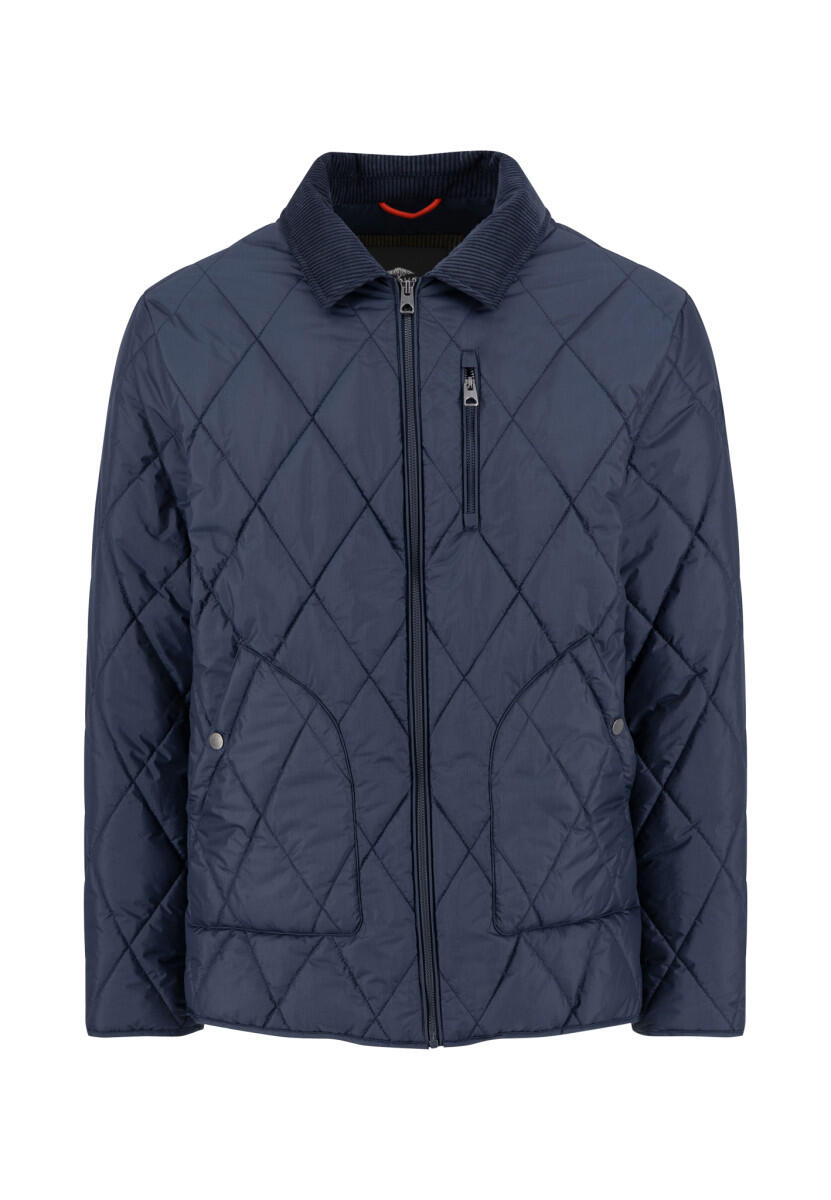 Fynch Hatton - Diamond Übergangsjacke blau - Gr. - XXL von Fynch Hatton