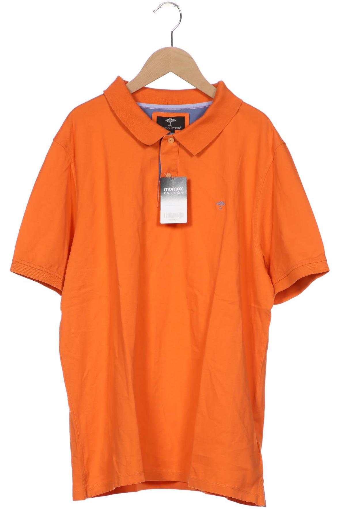 Fynch Hatton Herren Poloshirt, orange von Fynch Hatton