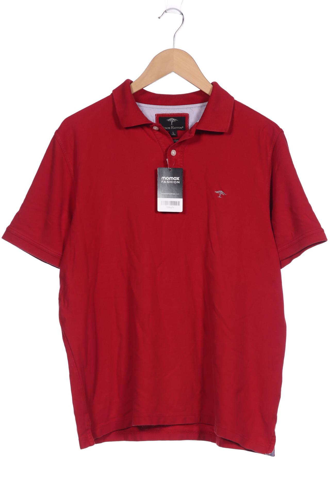 Fynch Hatton Herren Poloshirt, rot von Fynch Hatton