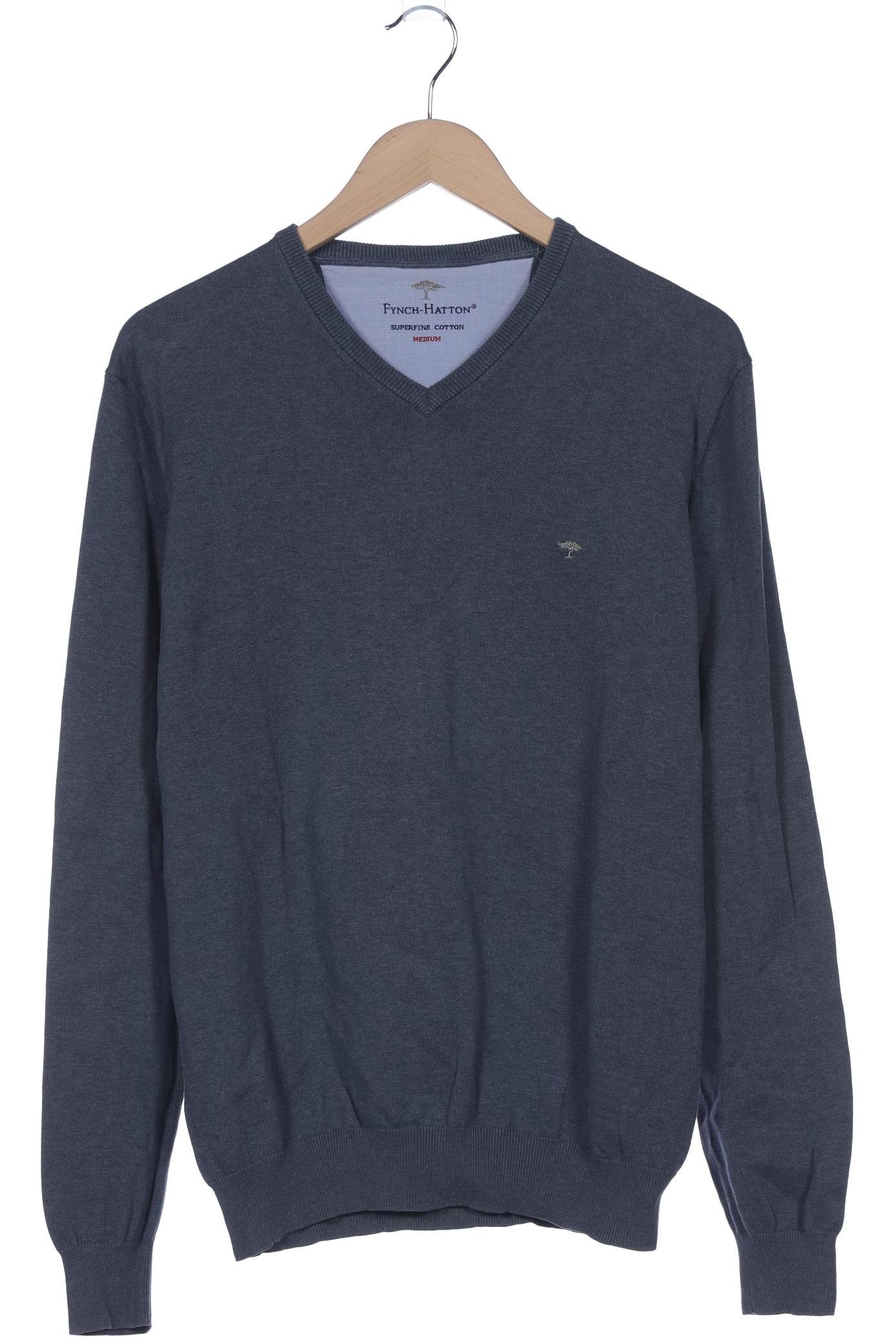 Fynch Hatton Herren Pullover, blau von Fynch Hatton