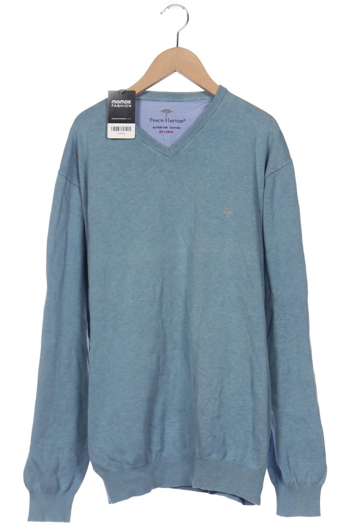 Fynch Hatton Herren Pullover, blau von Fynch Hatton