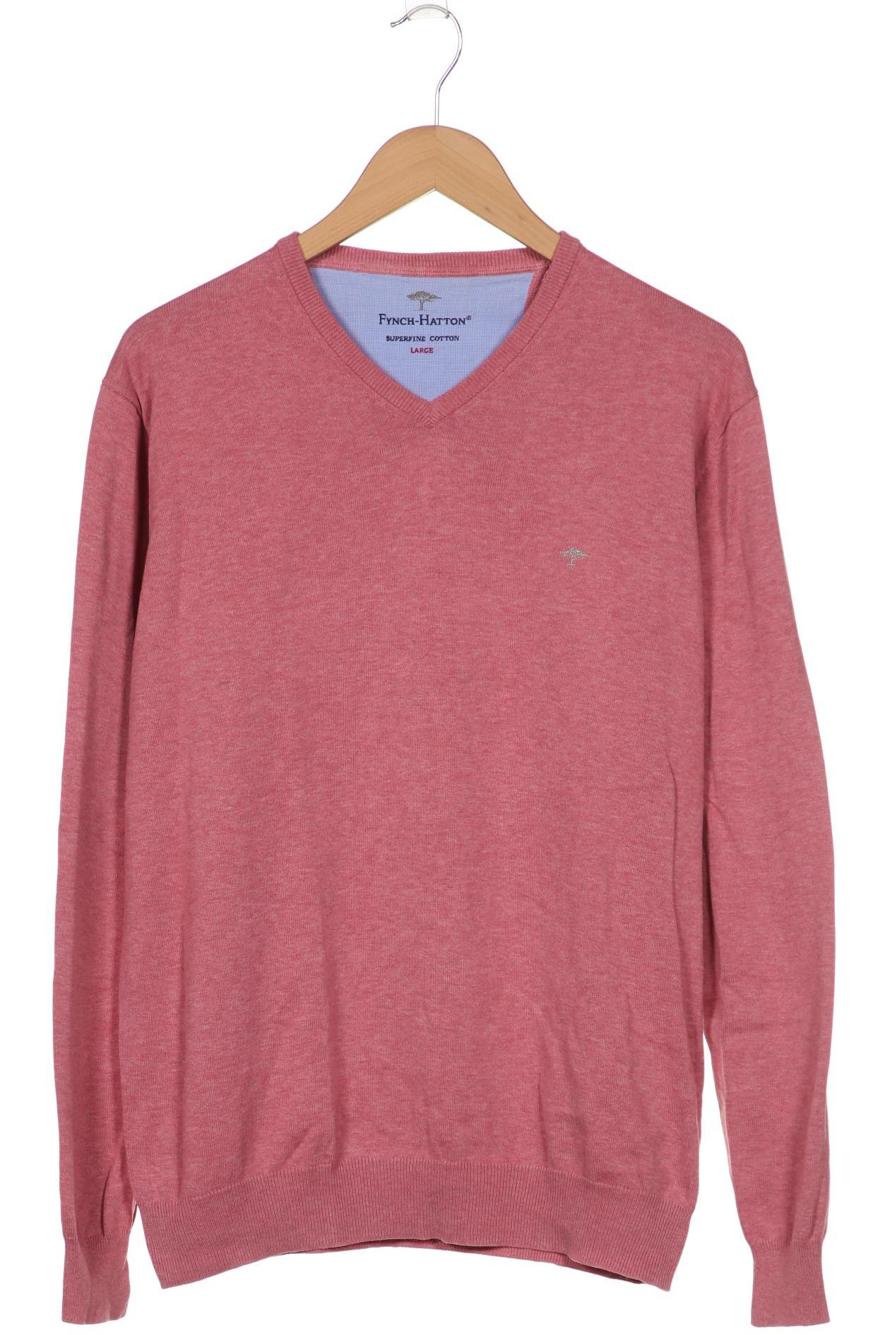 Fynch Hatton Herren Pullover, pink von Fynch Hatton