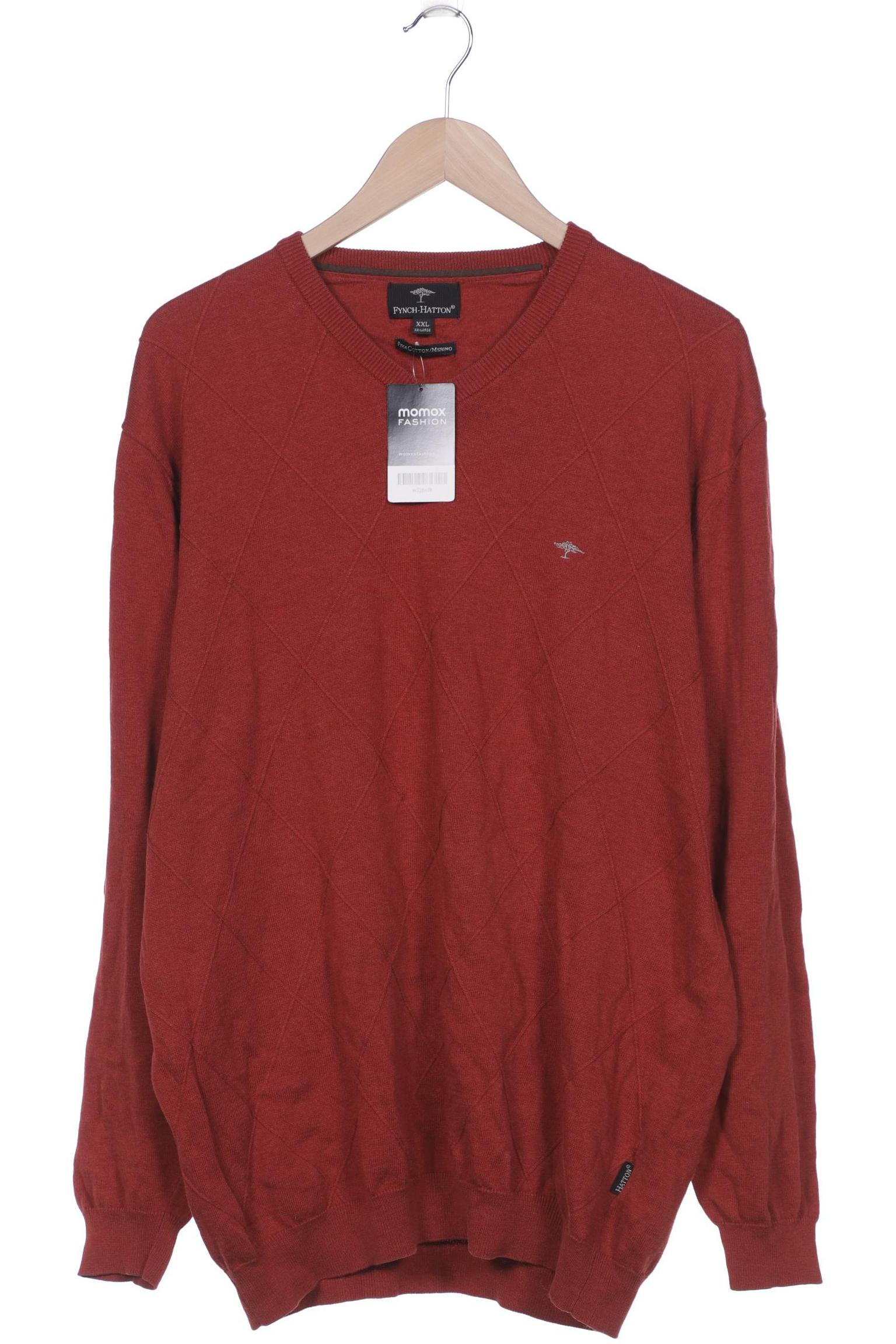 Fynch Hatton Herren Pullover, rot von Fynch Hatton