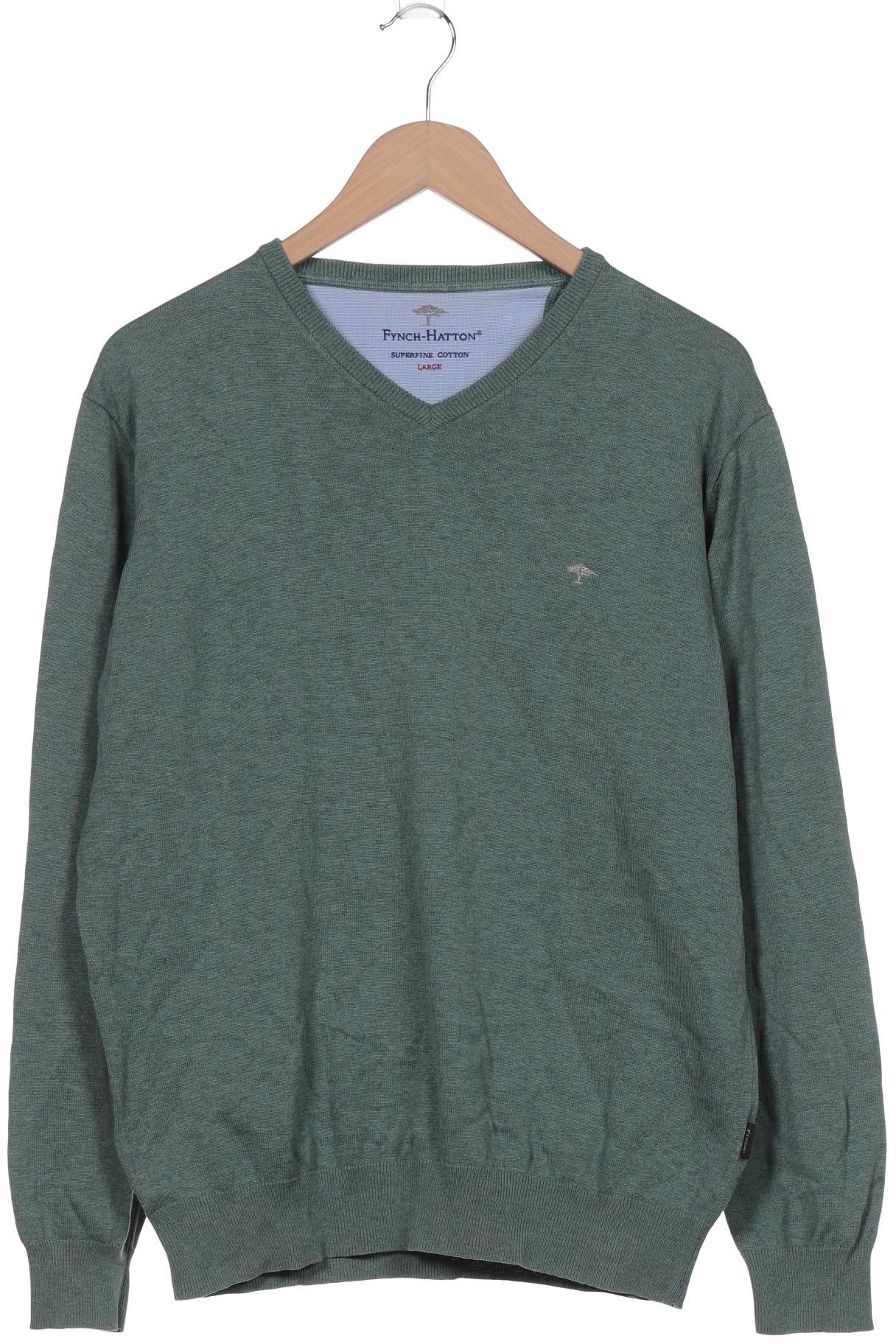 Fynch Hatton Herren Pullover, türkis von Fynch Hatton