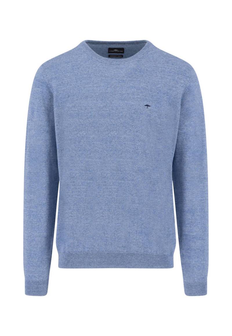 Fynch Hatton - Pullover aus Baumwoll-Wollmix blau - Gr. - XXL von Fynch Hatton